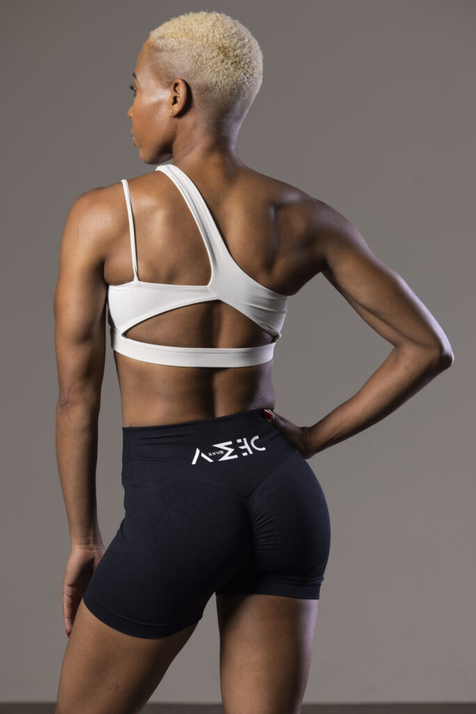 Amen Apparel Ladies Cross Back Crop Top